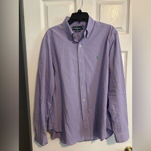 Ralph Lauren Men's Purple Gingham Shirt